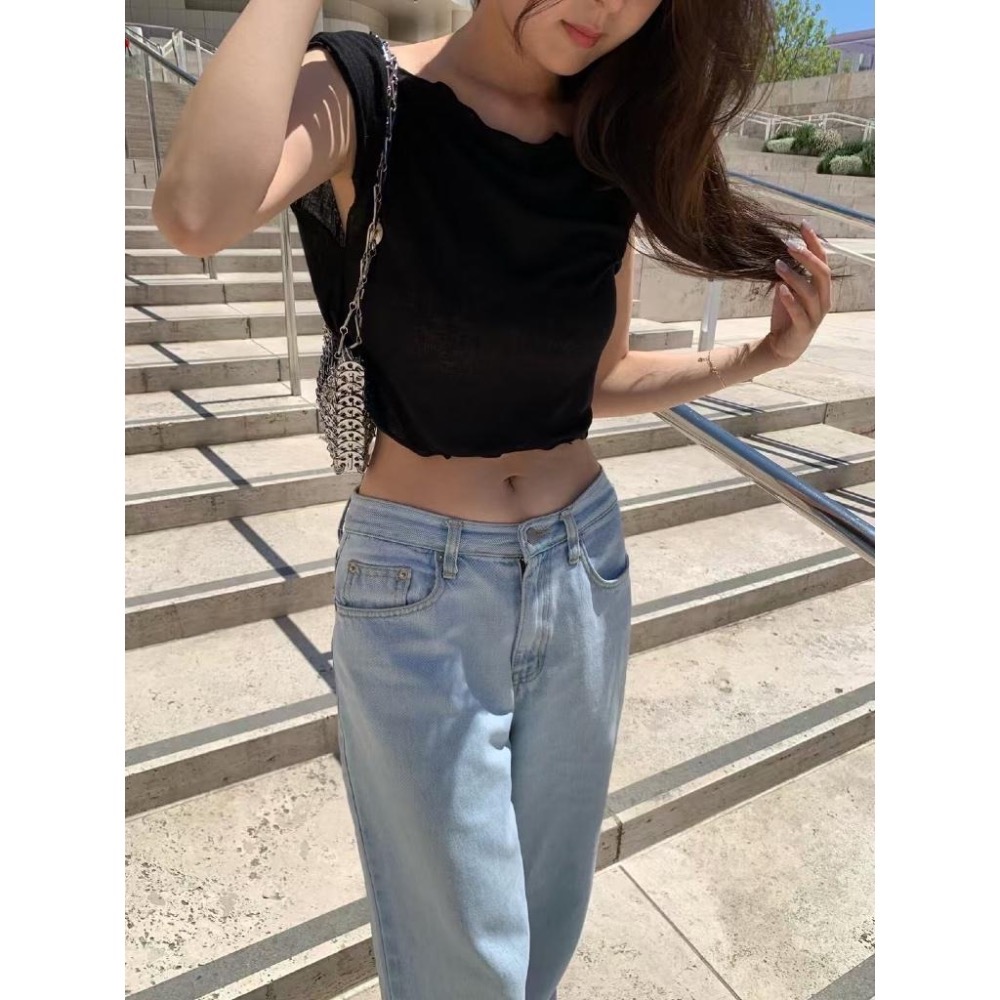 dear.day 韓國🇰🇷連線 正韓 750木耳邊設計上衣-細節圖3