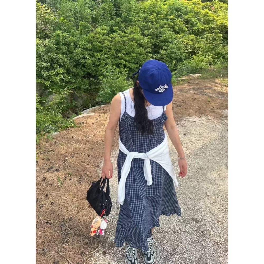 dear.day 韓國🇰🇷連線 正韓 1180 格子洋裝-細節圖2