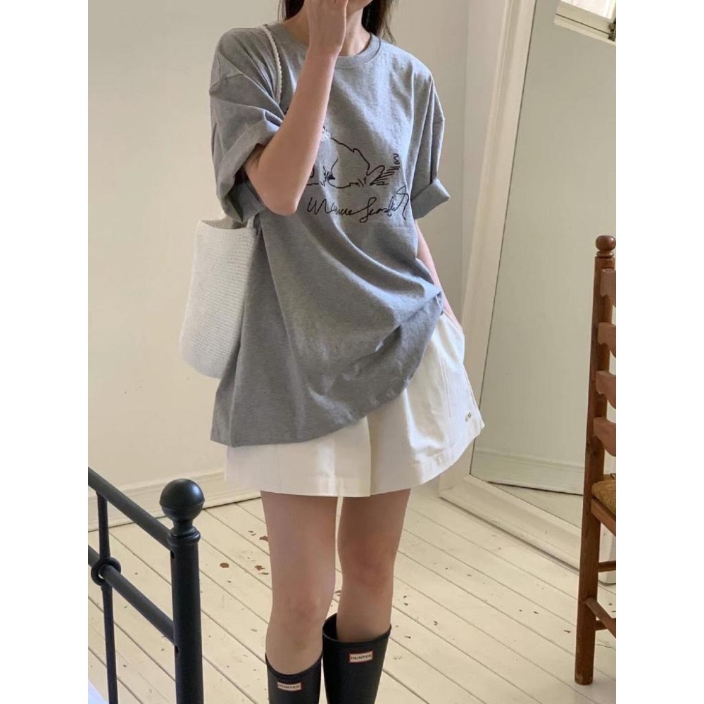 dear.day 韓國🇰🇷連線 正韓 760 狗狗Ｔ恤-細節圖3