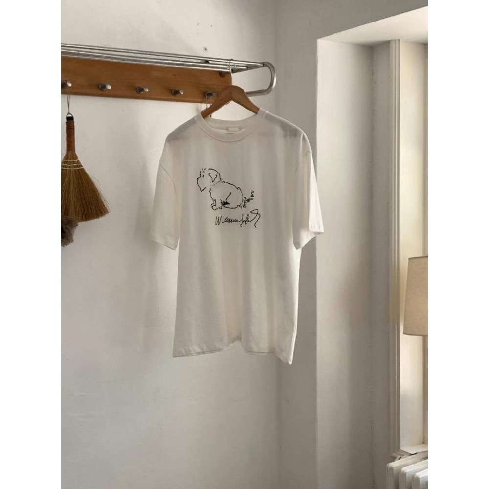 dear.day 韓國🇰🇷連線 正韓 760 狗狗Ｔ恤-細節圖6