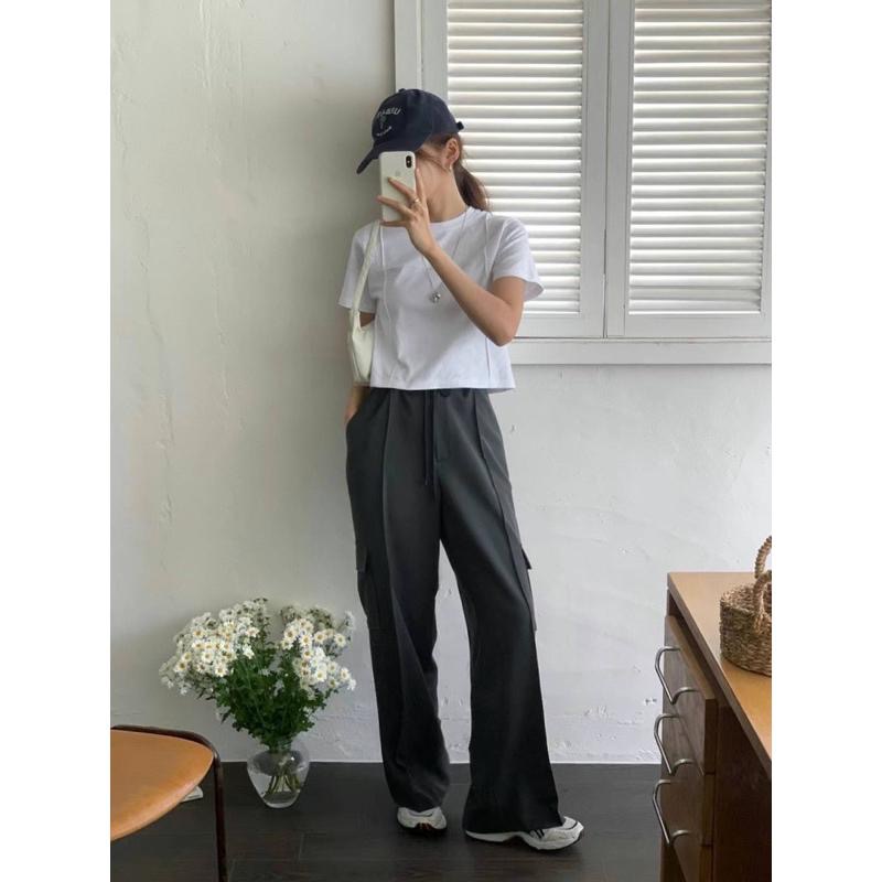 dear.day 現 韓國🇰🇷連線 正韓 490設計感素T｜T恤-細節圖2