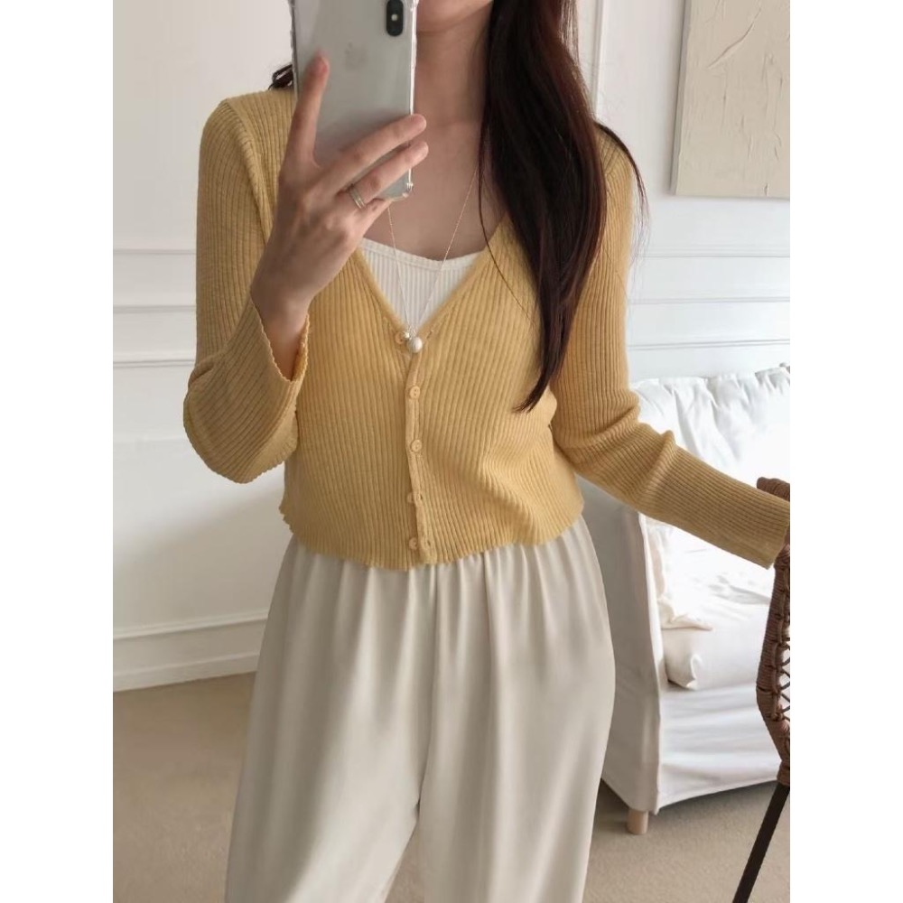 dear.day 韓國 🇰🇷正韓  690透膚罩衫｜小外套-細節圖4