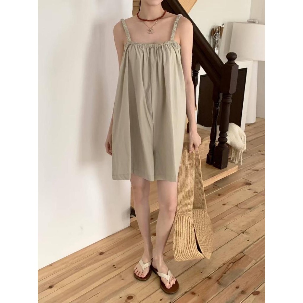 dear.day 韓國🇰🇷連線 正韓  990細肩連身褲裙-細節圖3