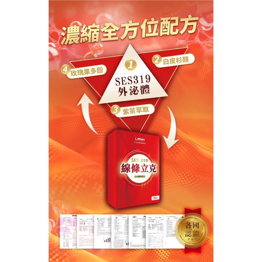 快樂小舖-大立美 線條立克 線條立刻 SES319 酵母發酵物 益生菌 紫茶萃取 動物雙歧桿菌亞乳種、鼠李糖乳桿菌-細節圖2