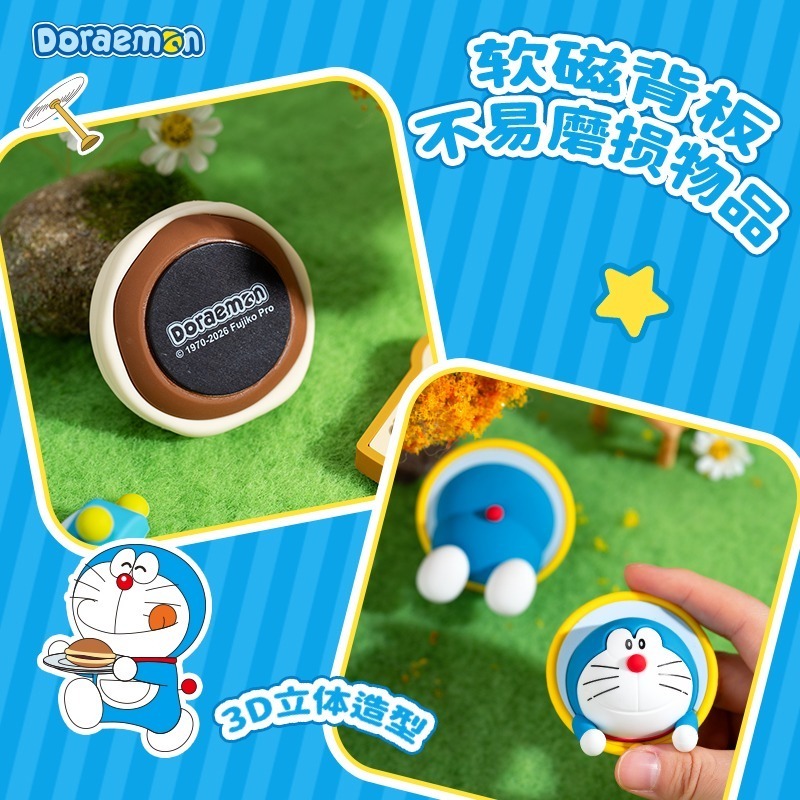 【限時購】正版 哆啦A夢 冰箱貼 任意門 銅鑼燒 記憶面包 盲盒 磁吸貼 磁力貼 開瓶器 【ROCK】-細節圖5