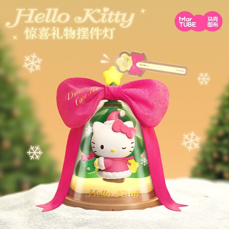 【限時購】正版 KT貓 三麗鷗 聖誕許願燈 小夜燈 拍拍燈 聖誕禮物 送禮【馬克圖布】-規格圖5
