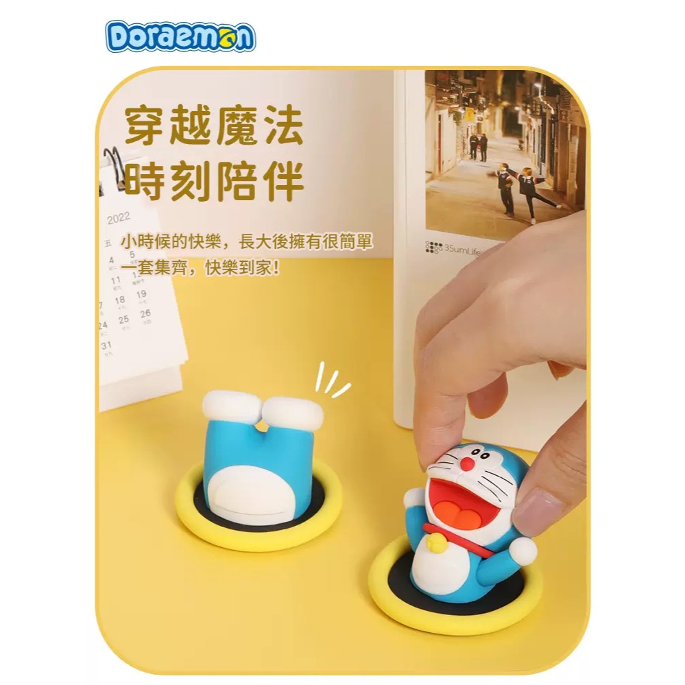 【限時購】正版 哆啦A夢 冰箱貼 通行圈 小叮噹 磁吸貼 裝飾貼 哆啦a夢 磁力貼 便利貼 冰箱 廚房必備【ROCK】-細節圖3