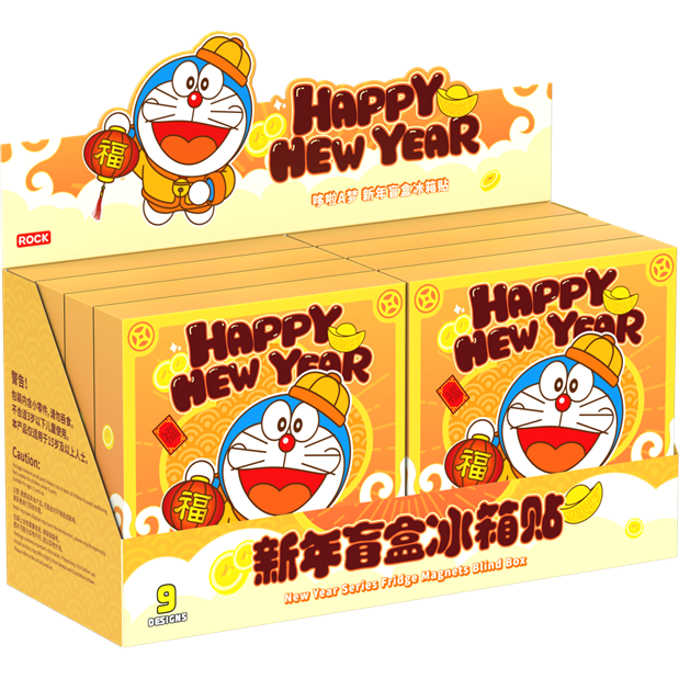 【限時購】正版 哆啦A夢 對聯 冰箱貼 盲盒 內含4個 磁吸貼 冰箱 送禮 小叮噹 【ROCK】-規格圖6