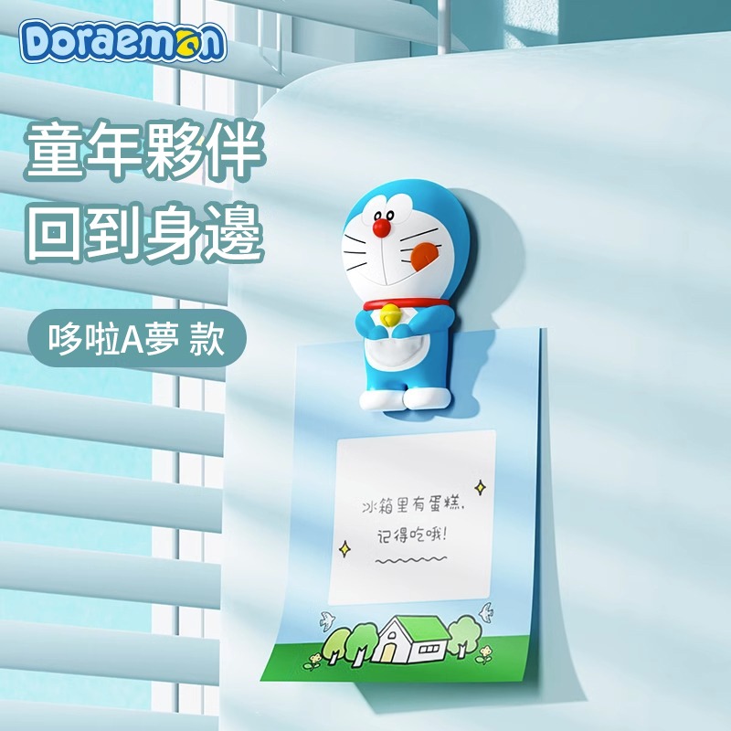 【限時購】正版 哆啦A夢 冰箱貼 任意門 記憶麵包 小叮噹 磁吸貼 磁力貼 便利貼 裝飾 開瓶器 磁鐵【ROCK】-規格圖5
