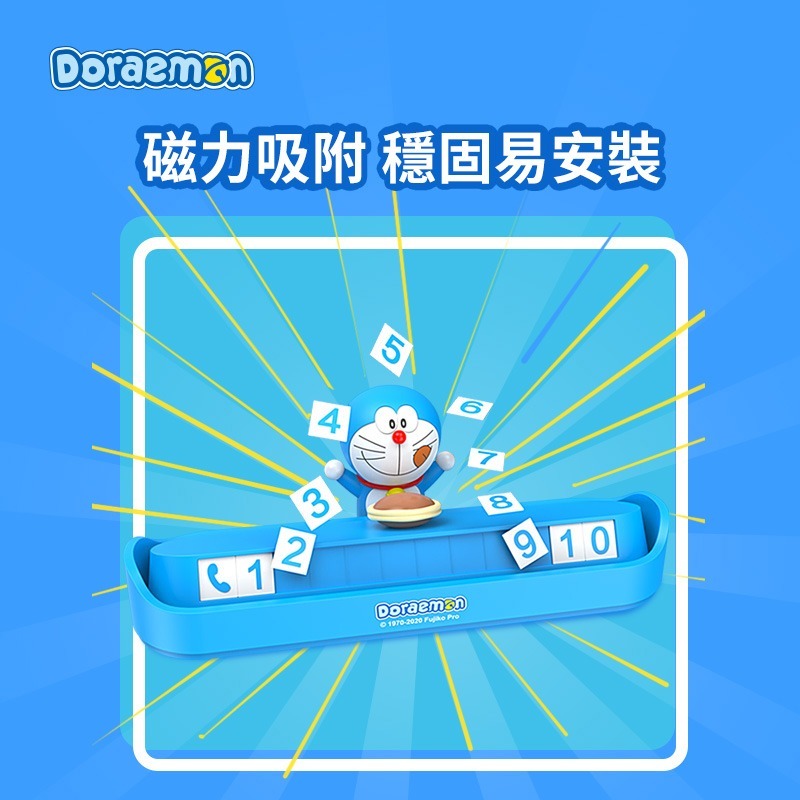 【限時購】正版 哆啦A夢 臨時停車號碼牌 享受銅鑼燒 汽車 小叮噹 挪車牌 電話牌 移車卡 擺件 【ROCK】-細節圖4