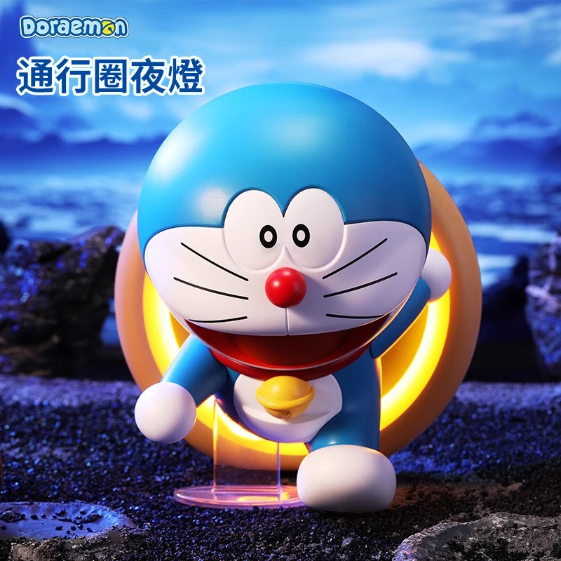 【限時購】正版 哆啦A夢 大擺件夜燈 小夜燈 床頭燈 小叮當 裝飾燈 背景燈 氛圍燈 【ROCK】-細節圖5