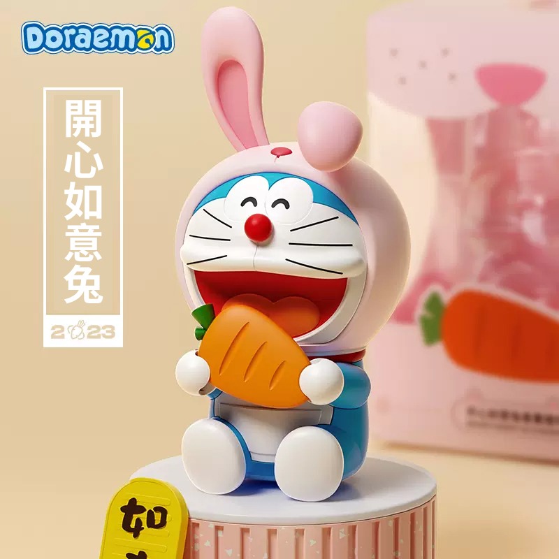 【限時購】正版 哆啦A夢 公仔 香薰 擺件 招財貓 財神爺 馬上有錢 馬年限定 小叮噹 【ROCK】-規格圖7