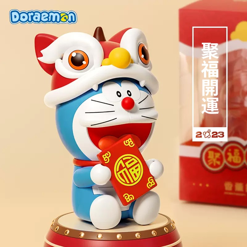 哆啦A夢香薰擺件 福到了