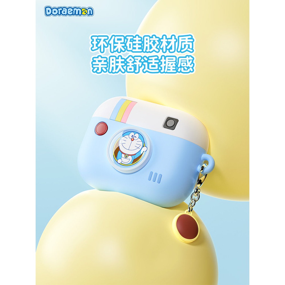 【限時購】正版 哆啦A夢 硅膠耳機殼 AirPods 4 蘋果耳機 保護殼 耳機套 小叮噹 送禮 【ROCK】-細節圖3
