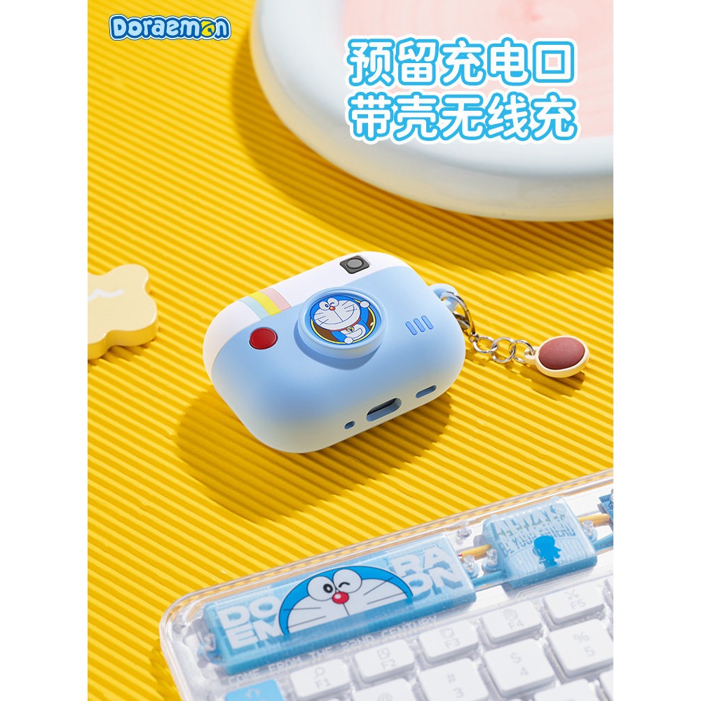【限時購】正版 哆啦A夢 硅膠耳機殼 AirPods 4 蘋果耳機 保護殼 耳機套 小叮噹 送禮 【ROCK】-細節圖5