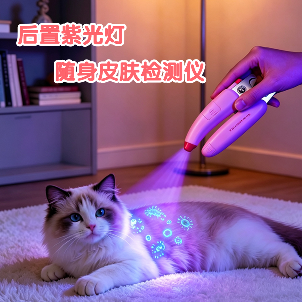 【限時購】正版 三麗鷗 KT貓 寵物 指甲刀 指甲鉗 帶紫外線燈 亮燈看指甲線 送禮 【覓嗷】-細節圖4