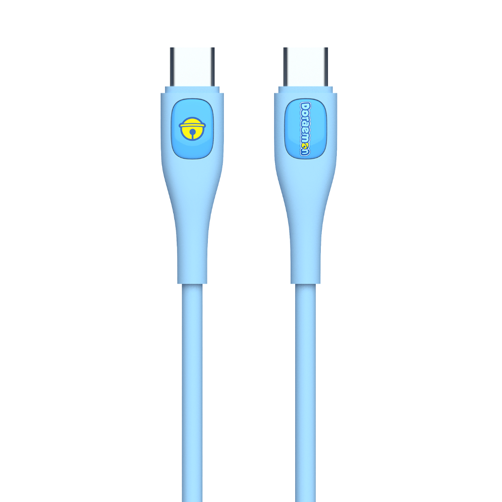【限時購】現貨 哆啦A夢 雙頭快充線 小叮噹 充電線 數據線 蘋果 type-c USB 快充 【ROCK】-規格圖5