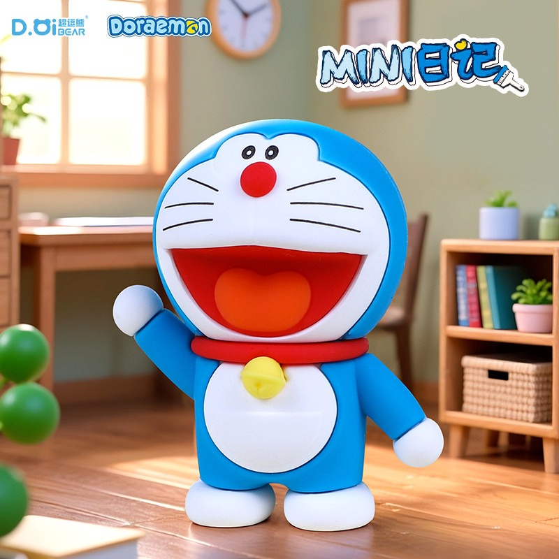【限時購】正版 哆啦A夢 mini日記 公仔 擺件 迷你公仔 盲盒 送禮 小叮噹 【超逗熊】-細節圖2