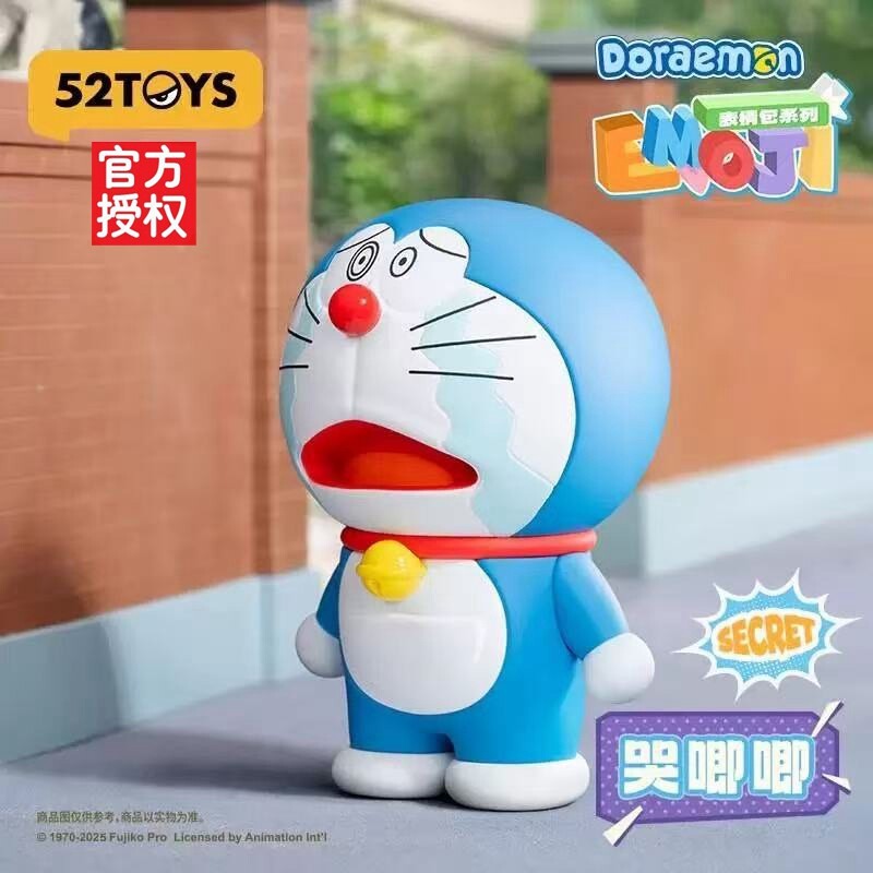 【現貨】正版 哆啦A夢 盲盒 公仔 擺件 52toys 表情包系列 搞怪 禮物 小叮噹 療癒 盒玩-細節圖3