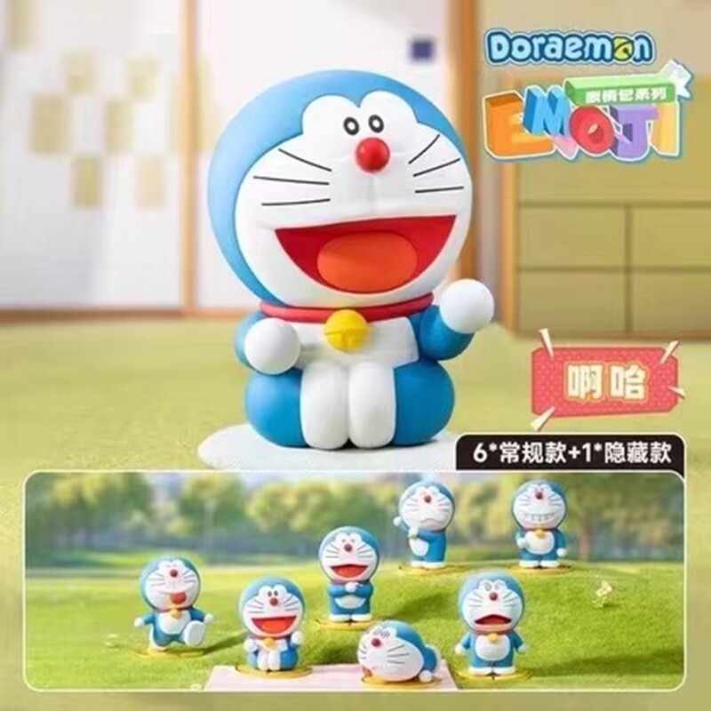 【現貨】正版 哆啦A夢 盲盒 公仔 擺件 52toys 表情包系列 搞怪 禮物 小叮噹 療癒 盒玩-細節圖5