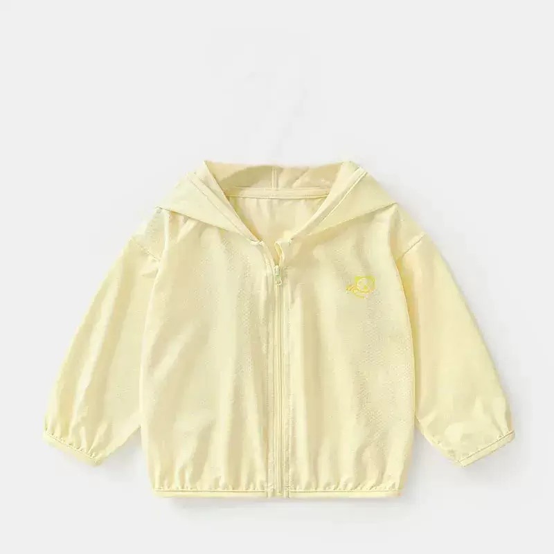 【Sweetbaby】現貨｜💙💛UPF50+ 冰絲防曬外套-細節圖2