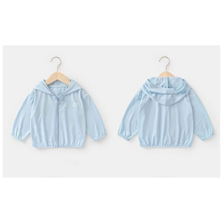 【Sweetbaby】現貨｜💙💛UPF50+ 冰絲防曬外套-細節圖3