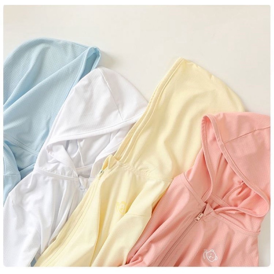 【Sweetbaby】現貨｜💙💛UPF50+ 冰絲防曬外套-細節圖8