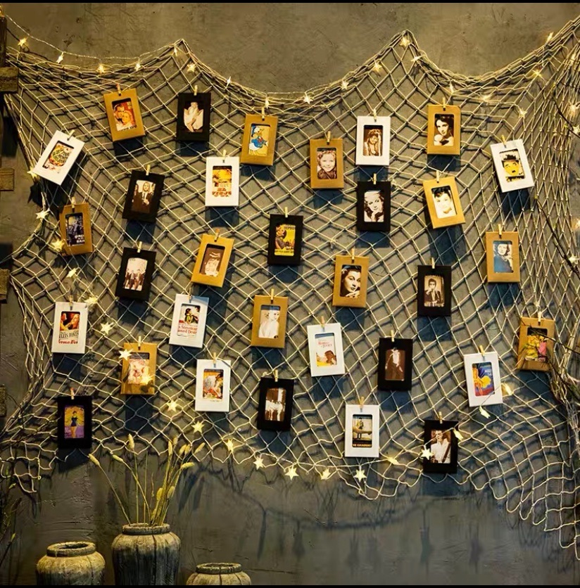 #IG爆紅款北歐風編織麻繩網佈置-細節圖2