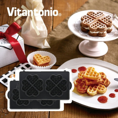 【Vitantonio】小V鬆餅機 專用愛心鬆餅烤盤 (PVWH-10-HW)