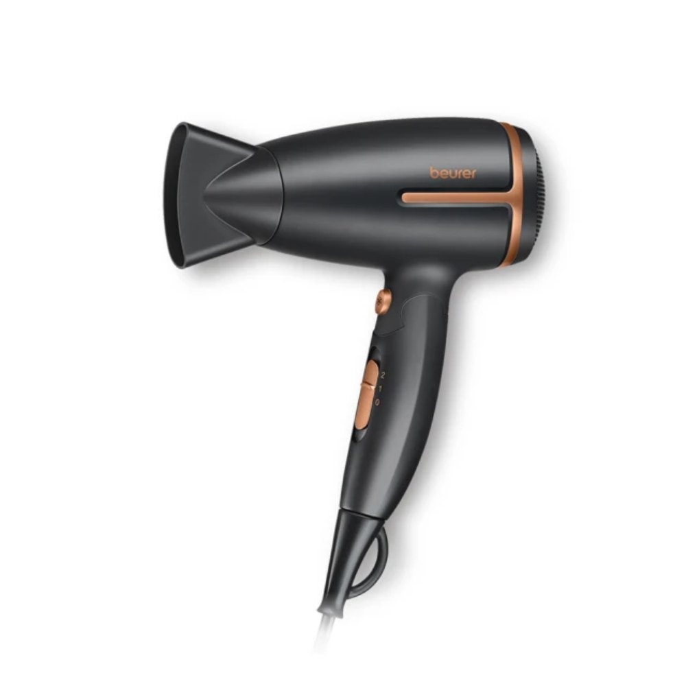 【beurer 德國博依】國際電壓旅行用負離子吹風機 HC 25/HC25 大地棕  三年保固-細節圖2