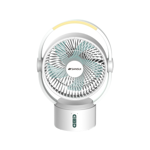 【SANSUI 山水】9吋美型移動智慧驅蚊循環充電式風扇 SDF-0915