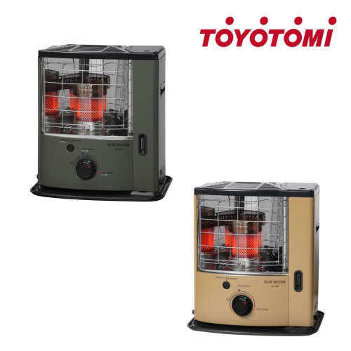 【日本 TOYOTOMI】 適用3-5 坪 傳統式煤 油暖爐 RS-GE23-TW (軍綠色/沙色)