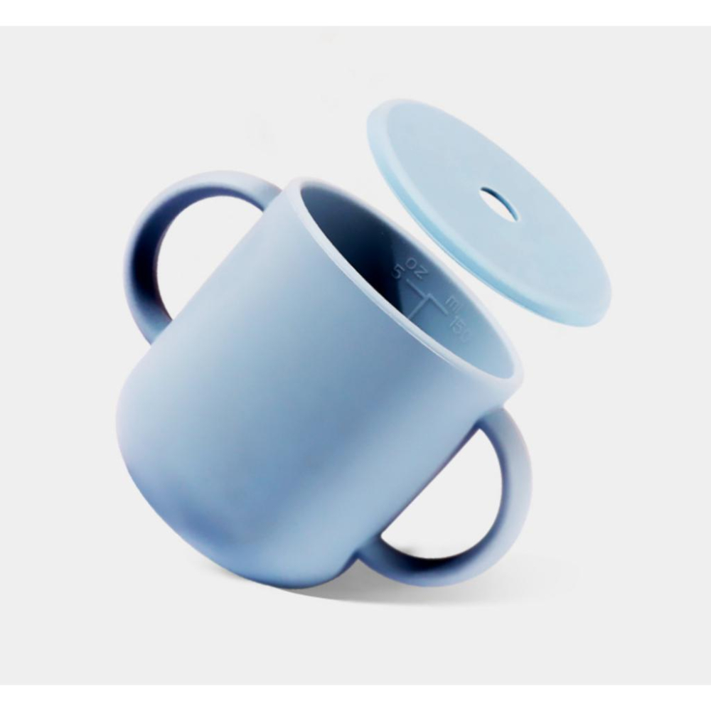 ✨SuSu✨現貨 兒童學習杯 吸管杯 零食罐 嬰兒水杯 雙耳牛奶杯 耐熱杯 學飲杯 直飲水杯防摔杯 密封防漏 防滑杯底-細節圖8