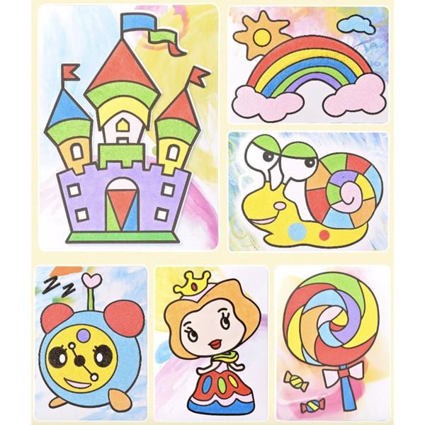 ✨SuSu✨DIY手工沙畫套裝 立體採沙繪畫 益智遊戲 台灣快速出貨-細節圖4