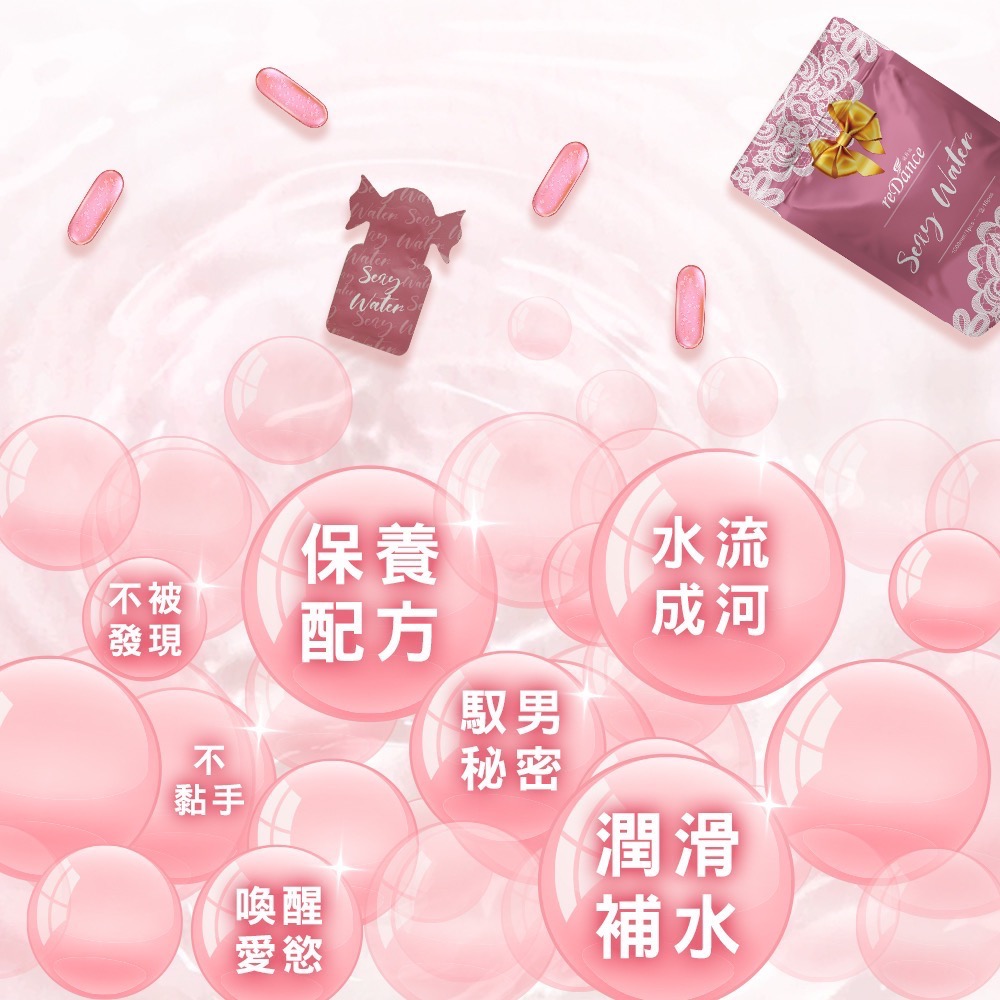 新品優惠 瑞丹絲 Sexy Water愛液膠囊10入/包 (私密保養 情趣升溫 潤滑補水 保濕潤澤 甜橙香-細節圖2