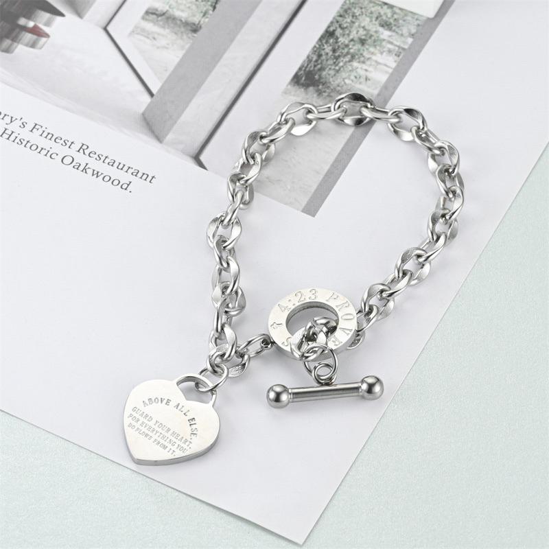 【台灣現貨】韓國鈦鋼氣質手鍊 醫療鋼手鍊 防水手鍊 女生手鍊 不掉色手鍊 玫瑰金手鍊 情人節禮物 生日禮物-細節圖3