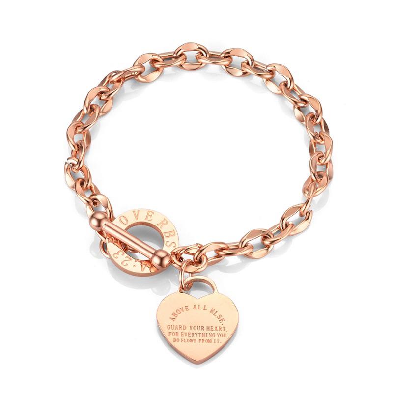 【台灣現貨】韓國鈦鋼氣質手鍊 醫療鋼手鍊 防水手鍊 女生手鍊 不掉色手鍊 玫瑰金手鍊 情人節禮物 生日禮物-細節圖6