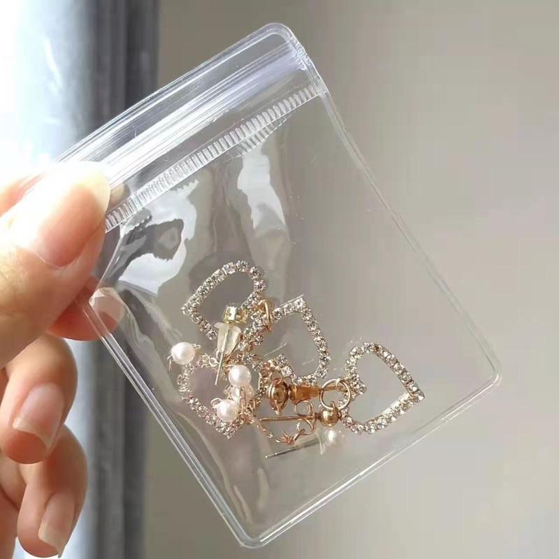 【台灣現貨】PVC透明飾品收納袋 首飾收納袋 飾品密封袋 透明首飾袋 手鍊收納袋 耳環收納袋 項鍊收納袋 耳釘袋-細節圖6