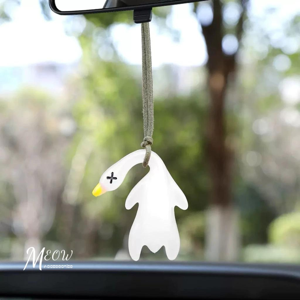 Meow acc【台灣現貨】變色烤鴨吊飾 烤鴨掛件 紫外線烤鴨 變色烤鴨 迷你變色烤鴨 生日禮物 交換禮物 車上掛件-細節圖5