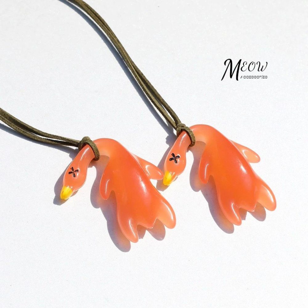 Meow acc【台灣現貨】變色烤鴨吊飾 烤鴨掛件 紫外線烤鴨 變色烤鴨 迷你變色烤鴨 生日禮物 交換禮物 車上掛件-細節圖7