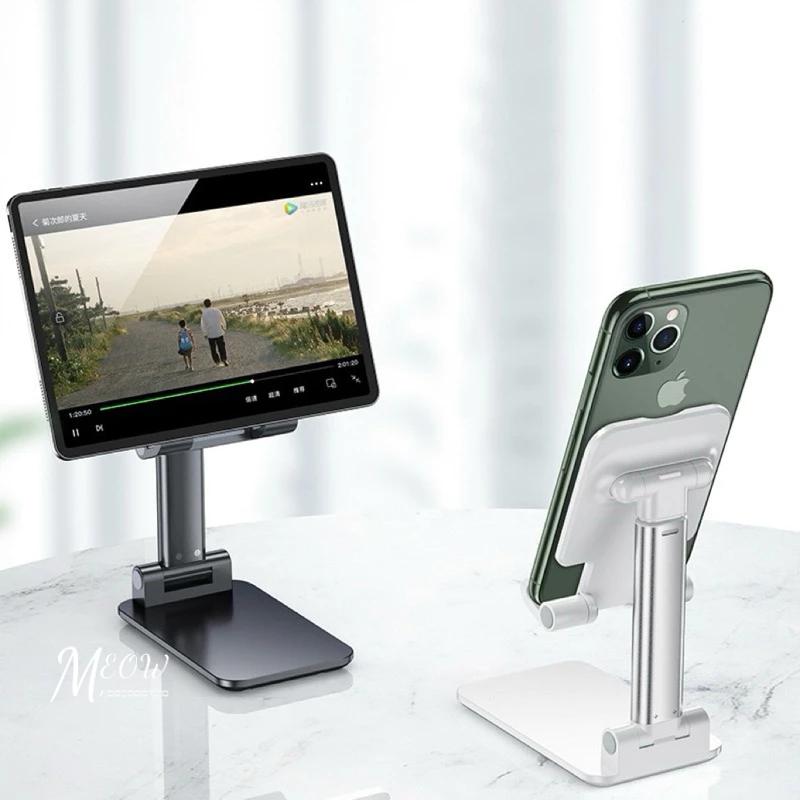 Meow acc【台灣現貨】便攜式手機支架 折疊手機架 平板架 懶人手機支架 桌面手機支架 伸縮手機架-細節圖6