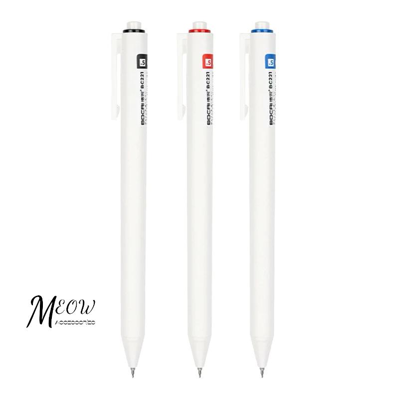 Meow acc【台灣現貨】中性刷題筆 0.5mm ST筆頭 小白筆 原子筆 黑筆 藍筆 紅筆 速乾按壓筆 刷題筆-細節圖8