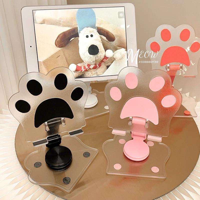 Meow acc【台灣現貨】貓爪手機支架 貓掌手機支架 懶人手機支架 造型手機座 可愛手機架 可旋轉手機架 可調手機支架-細節圖9