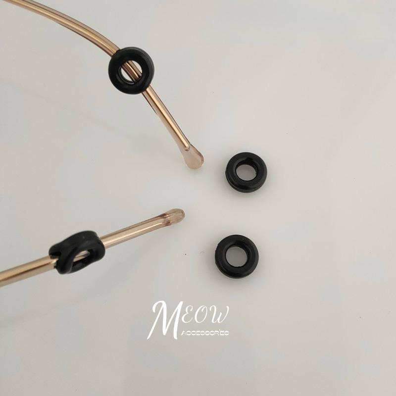 Meow acc【台灣現貨】眼鏡防滑套 眼鏡腳套 眼鏡防滑圈 眼鏡止滑 眼鏡固定圈 硅膠耳托 鏡腳防掉 鏡腳套 防滑神器-細節圖6