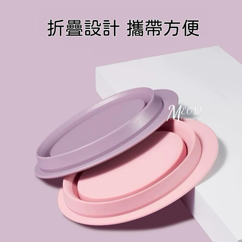 Meow acc【台灣現貨】刷具清潔碗 洗刷碗 化妝刷清潔碗 粉撲折疊清潔碗 矽膠洗刷碗 洗刷器 洗刷神器 美妝清洗盒-細節圖4