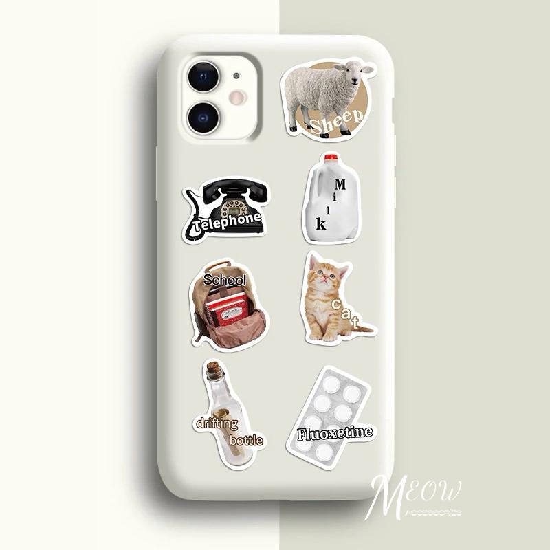 Meow acc【台灣現貨】寫實貓貓狗狗貼紙 ins風貼紙 搞笑貓咪貼紙 裝飾貼紙 行李箱裝飾 筆記本裝飾 可愛貓咪-細節圖5