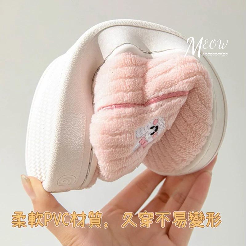 Meow acc【台灣現貨】冬季保暖棉拖 毛絨拖鞋 冬天室內拖 保暖拖鞋 居家拖鞋 厚底拖鞋 刺繡拖鞋 情侶室內拖鞋-細節圖5