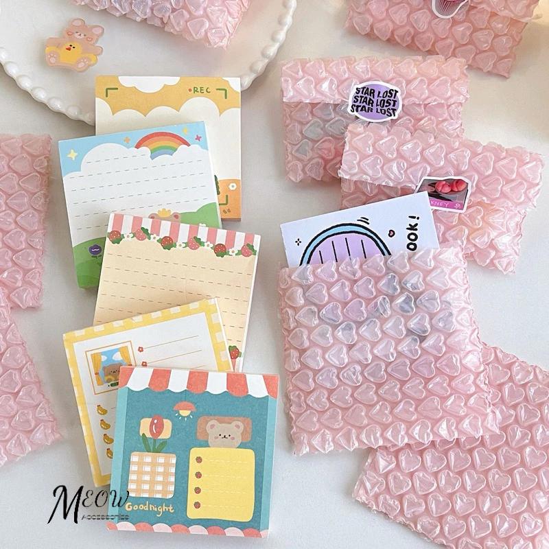 Meow acc【台灣現貨】粉色愛心氣泡袋 愛心氣泡布 甜粉愛心氣泡袋 防震袋 禮物袋 打包袋 打包材料 泡泡紙-細節圖8