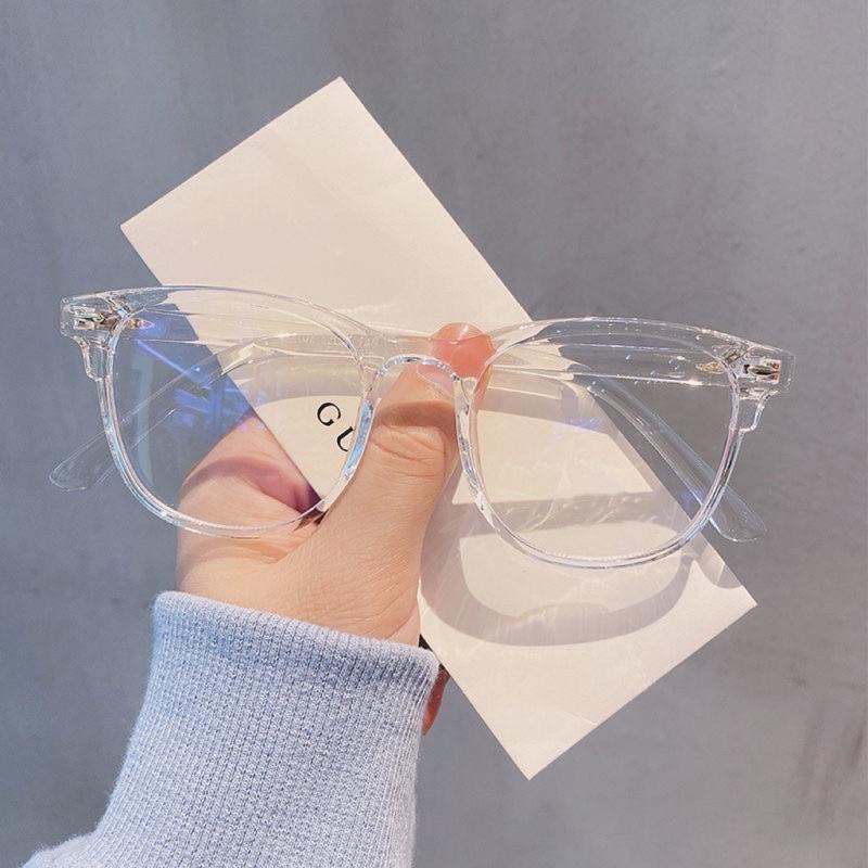 Meow acc【台灣現貨】小紅書同款透明眼鏡 韓版透明眼鏡 素顏神器 無度數眼鏡 透明鏡框眼鏡 細框眼鏡-細節圖3
