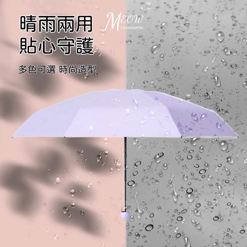 Meow acc【台灣現貨】折疊迷你口袋傘 六骨傘 雨傘 陽傘 晴雨傘 折疊傘 遮陽傘 手掌大小 晴雨兩用傘 膠囊傘-細節圖3